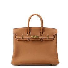 将图像加载到图库查看器中，HERMES Birkin Gold Togo Leather Size 25
