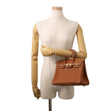 将图像加载到图库查看器中，HERMES Birkin Gold Togo Leather Size 25
