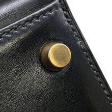 Load image into Gallery viewer, HERMES Kelly Sellier Black Box Calf Leather Size 32
