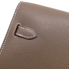 Load image into Gallery viewer, HERMES Kelly Long Wallet To Go Etoupe Epsom

