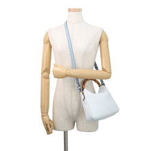 Load image into Gallery viewer, GUCCI Diana Shoulder Bag Light Blue746251 Leather Bamboo Size Small

