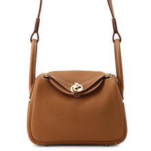 将图像加载到图库查看器中，HERMES Lindy Gold Taurillon Clemence Size Mini
