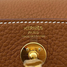 将图像加载到图库查看器中，HERMES Lindy Gold Taurillon Clemence Size Mini
