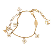 Load image into Gallery viewer, LOUIS VUITTON Bracelet・LV Flora Gram GoldM0940A Metal Faux Pearl
