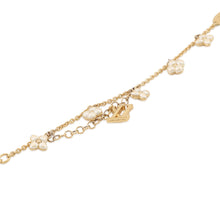Load image into Gallery viewer, LOUIS VUITTON Bracelet・LV Flora Gram GoldM0940A Metal Faux Pearl
