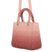 将图像加载到图库查看器中，Dior Lady Dior 2WAYHandbag Pink/RedM05650SJB_45EU Leather
