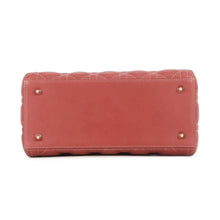 将图像加载到图库查看器中，Dior Lady Dior 2WAYHandbag Pink/RedM05650SJB_45EU Leather
