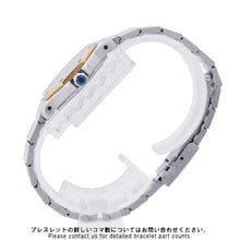 将图像加载到图库查看器中，CARTIER Santos Octagon SM W25mm Stainless Steel K18YG Ivory DialW2001683
