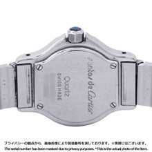 将图像加载到图库查看器中，CARTIER Santos Octagon SM W25mm Stainless Steel K18YG Ivory DialW2001683
