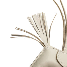 Load image into Gallery viewer, HERMES Rodeo Bag Charm Craie Lambskin Size PM
