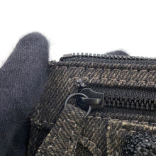 Load image into Gallery viewer, BALENCIAGA Lucagol Coin purse Black7767692AAB91000 Denim/Rhinestone
