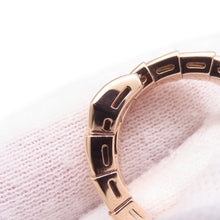 将图像加载到图库查看器中，BVLGARI Serpenti Viper Ring Size M (approximately 11-13)355976 18K Pink Gold
