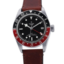 Load image into Gallery viewer, TUDOR Black Bay GMT W41mm Stainless Steel Leather Black Dial79830RB

