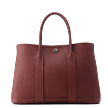 Load image into Gallery viewer, HERMES Garden Party Rouge H Negonda Leather Size TPM

