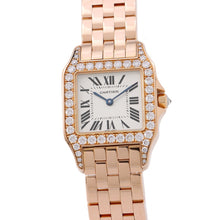 Load image into Gallery viewer, CARTIER Santos Demoiselle LM H37mm×W26mm 18K Pink Gold White DialWF9007Z8
