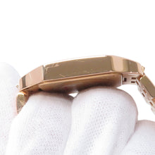 Load image into Gallery viewer, CARTIER Santos Demoiselle LM H37mm×W26mm 18K Pink Gold White DialWF9007Z8
