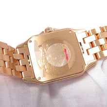 Load image into Gallery viewer, CARTIER Santos Demoiselle LM H37mm×W26mm 18K Pink Gold White DialWF9007Z8
