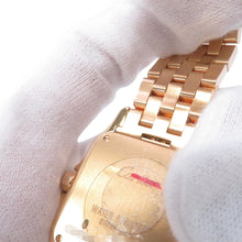 Load image into Gallery viewer, CARTIER Santos Demoiselle LM H37mm×W26mm 18K Pink Gold White DialWF9007Z8

