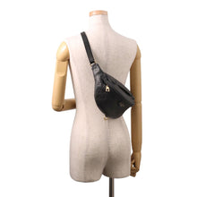 将图像加载到图库查看器中，LOUIS VUITTON Bumbag NoirM44812 Monogram Empreinte Leather
