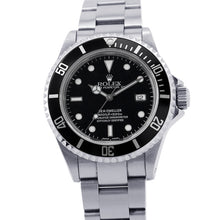将图像加载到图库查看器中，ROLEX Sea-Dweller W40mm Stainless Steel Black Dial16600
