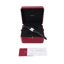 将图像加载到图库查看器中，CARTIER Must tank SM H29.5mm×W22mm Stainless Steel Leather Silver DialWSTA0042
