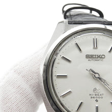 Load image into Gallery viewer, SEIKO Grand Seiko Hi-Beat 36000 W37mm Stainless Steel Leather Silver Dial6145-8000
