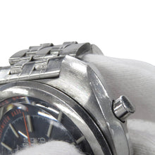 将图像加载到图库查看器中，SEIKO 5Sports Speed Timer W40mm Stainless Steel Navy Dial7017-8000
