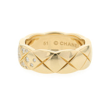 Load image into Gallery viewer, CHANEL Coco Crush Collection Ring Size 51/#11 MediumJ10864 18K Yellow Gold

