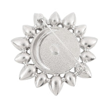 将图像加载到图库查看器中，CHANEL CC Logo Sun BroochAB7728 Metal Rhinestone
