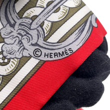 将图像加载到图库查看器中，HERMES Twilly Court Bride De Cour Coral/Natural/Khaki Silk100%
