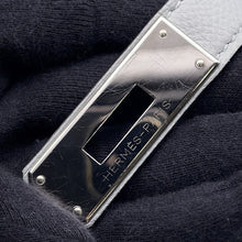 将图像加载到图库查看器中，HERMES Kelly Sellier Blue Gacier Epsom Size 28
