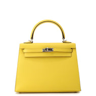 HERMES Kelly Sellier Jaune de Naples Epsom Size 25