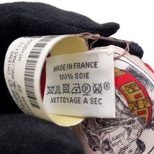 将图像加载到图库查看器中，HERMES Twilly Colliers et Chiens forever Rouge/Blanc/Multicolor Silk100%
