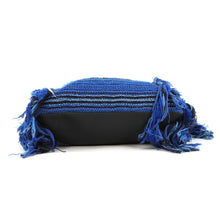 将图像加载到图库查看器中，LOEWE Dragon knit bag - William De Morgan collaboration Blue/Black/Multicolor Wool Leather
