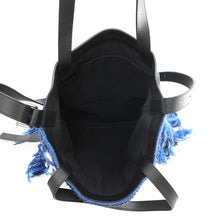 将图像加载到图库查看器中，LOEWE Dragon knit bag - William De Morgan collaboration Blue/Black/Multicolor Wool Leather
