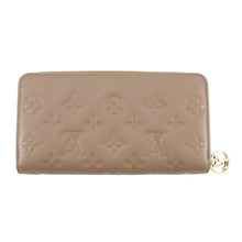 将图像加载到图库查看器中，LOUIS VUITTON Zippy Wallet Taupe GreyM81511 Monogram Lamb Leather
