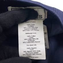 将图像加载到图库查看器中，HERMES Cap Davis Sunshine Size 59 Navy Cotton
