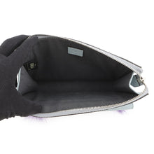 将图像加载到图库查看器中，FENDI Two Jules Bugs Monster Shoulder Bag Gray/Multicolor8M0369 Leather Fur
