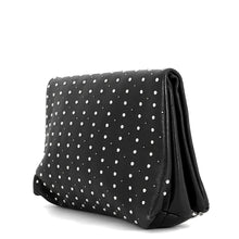 Load image into Gallery viewer, JIMMY CHOO Studded Clutch Bag Black Leather
