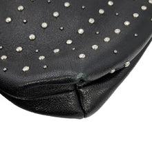 Load image into Gallery viewer, JIMMY CHOO Studded Clutch Bag Black Leather
