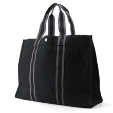 Load image into Gallery viewer, HERMES Fool Toe Black/Gray Canvas Size GM
