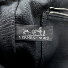 Load image into Gallery viewer, HERMES Fool Toe Black/Gray Canvas Size GM
