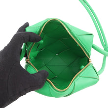 Load image into Gallery viewer, Bottega Veneta Maxi INTRECCIATO Mini Cassette Camera Bag Parakeet701915VCQC23722 Lambskin
