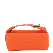Load image into Gallery viewer, HERMES Brid a Black Feu/Bordeaux Canvas Size PM
