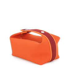 Load image into Gallery viewer, HERMES Brid a Black Feu/Bordeaux Canvas Size PM
