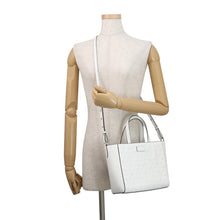 将图像加载到图库查看器中，JIMMY CHOO Pegasus S 2WAY Bag White221PEGASI/S TOTE.WIQ Patent Leather
