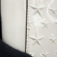 将图像加载到图库查看器中，JIMMY CHOO Pegasus S 2WAY Bag White221PEGASI/S TOTE.WIQ Patent Leather
