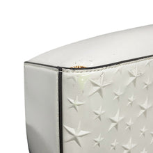 将图像加载到图库查看器中，JIMMY CHOO Pegasus S 2WAY Bag White221PEGASI/S TOTE.WIQ Patent Leather

