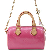 Load image into Gallery viewer, LOUIS VUITTON LVRemix Collection Nano Speedy Neon PinkM83273 Monogram Vernis Leather
