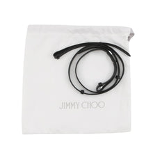 Load image into Gallery viewer, JIMMY CHOO Pegasus Star Embossed 2-Way Bag Black Patent Leather Size Mini
